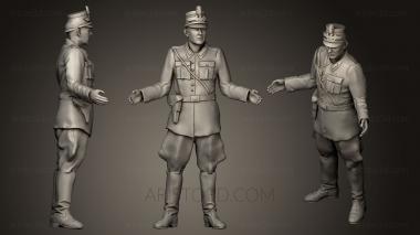 Military figurines (STKW_0129) 3D model for CNC machine